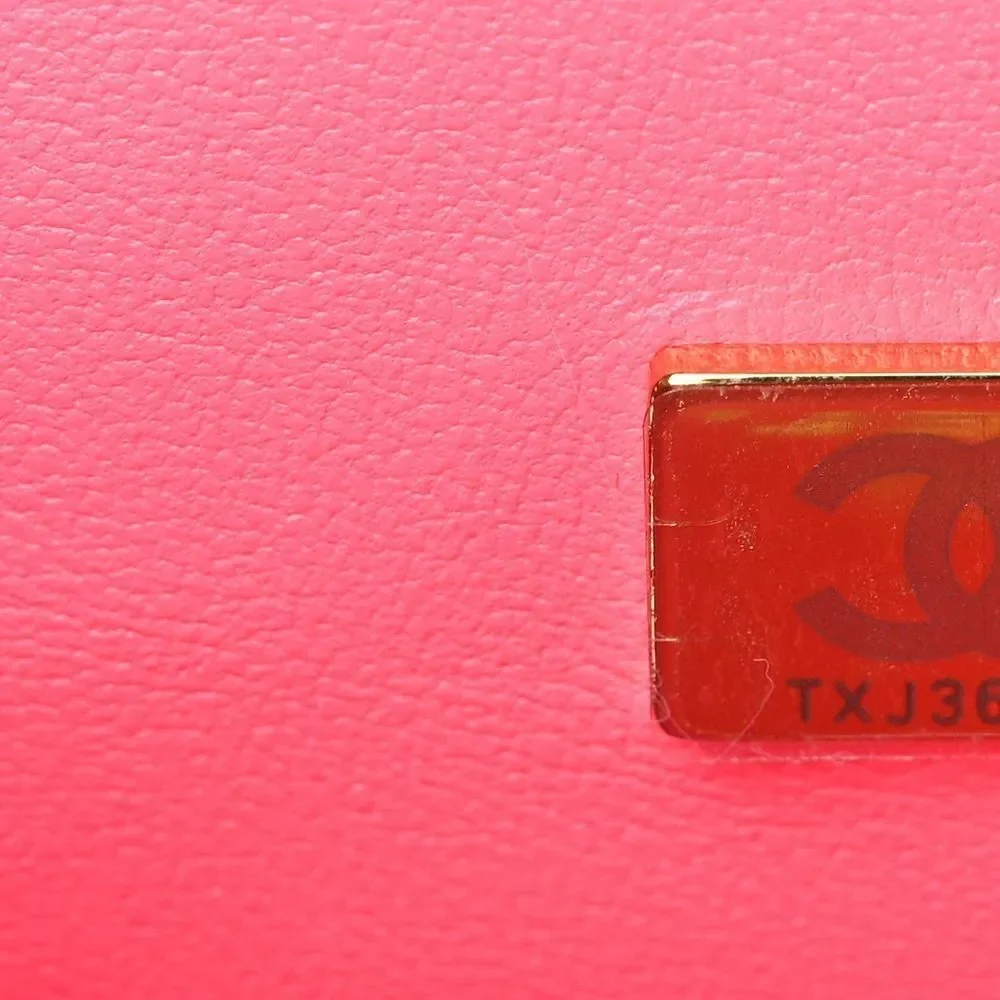 Chanel Pink Heart Bag 22S CC In Love Leather Crossbody bag NEW Authentic - Picture 13 of 15